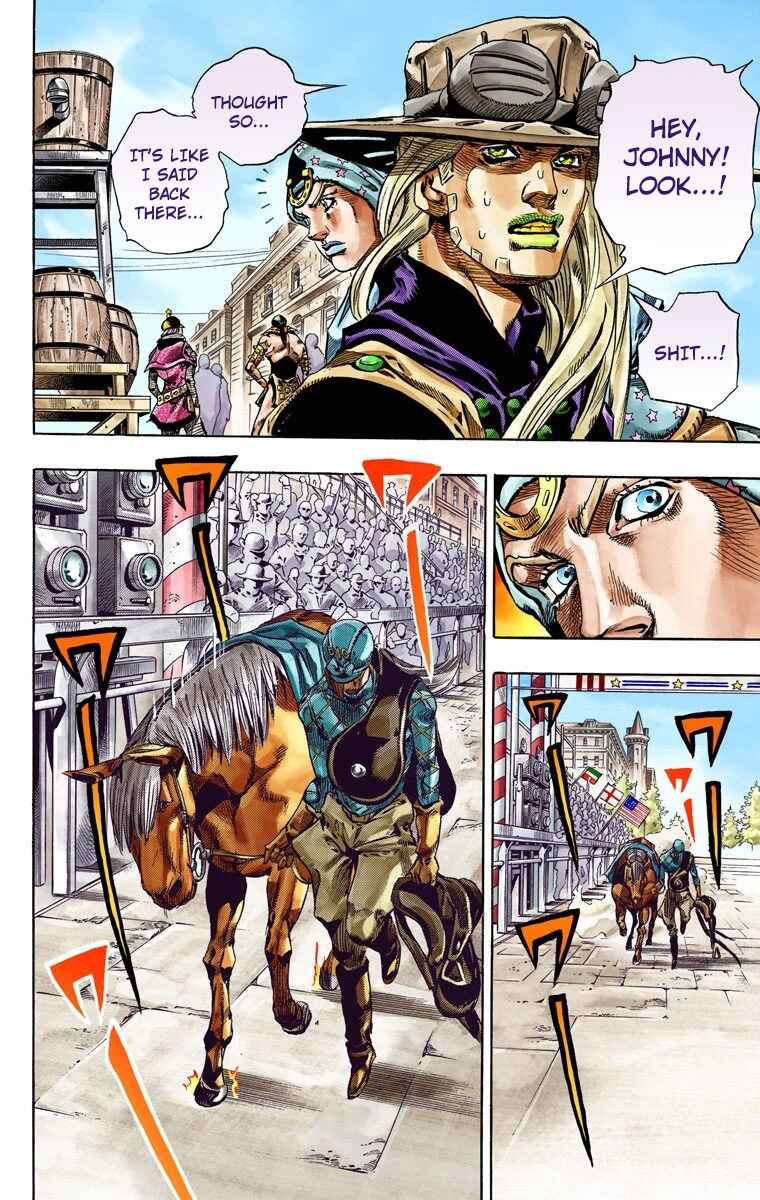 JoJo no Kimyou na Bouken: Part 7 - Steel Ball Run Color-ban Chapter 40 - Page 13