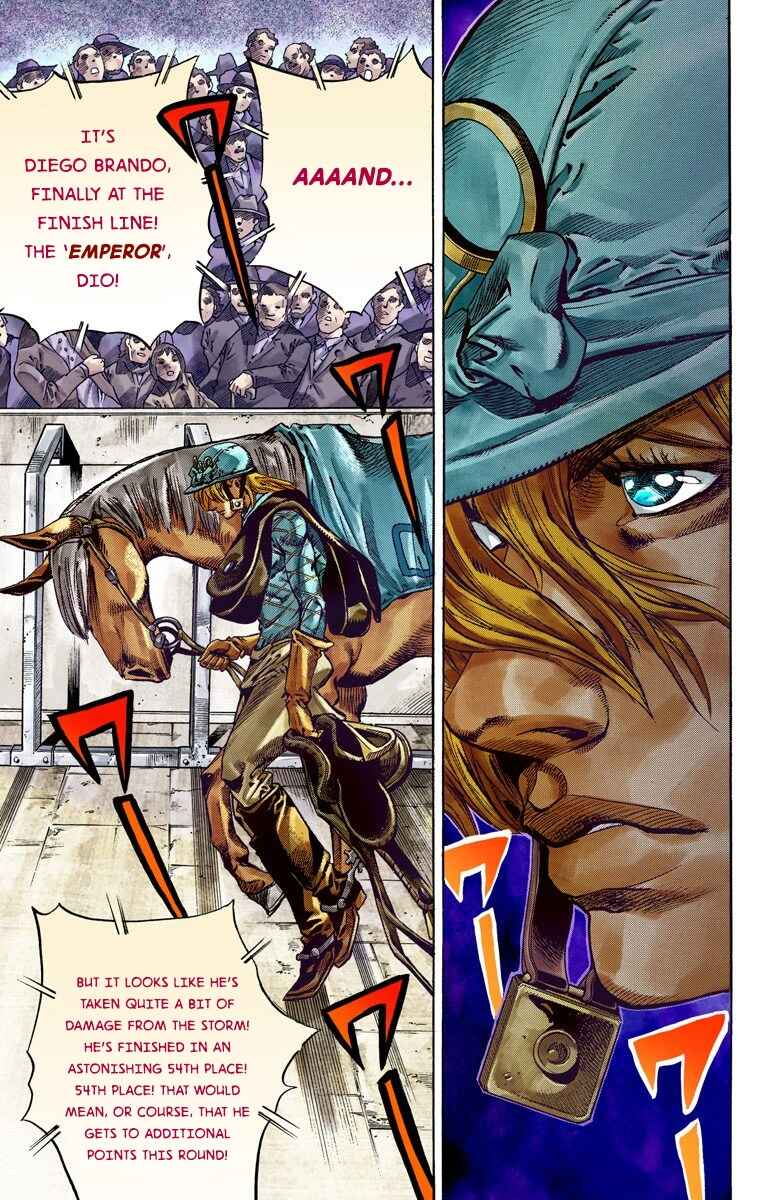 JoJo no Kimyou na Bouken: Part 7 - Steel Ball Run Color-ban Chapter 40 - Page 14
