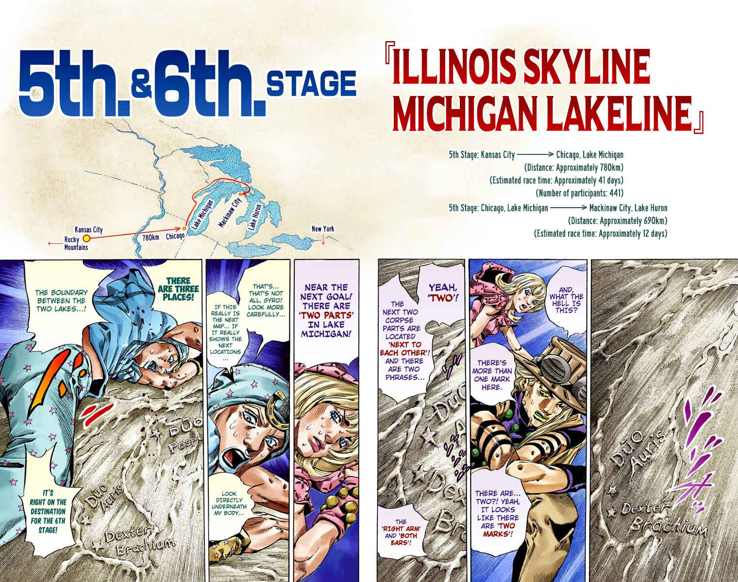 JoJo no Kimyou na Bouken: Part 7 - Steel Ball Run Color-ban Chapter 40 - Page 19