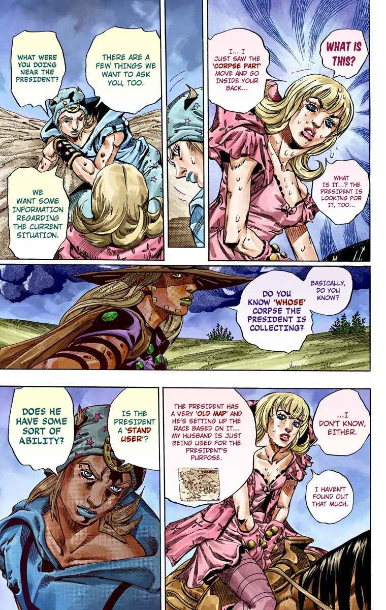 JoJo no Kimyou na Bouken: Part 7 - Steel Ball Run Color-ban Chapter 40 - Page 21