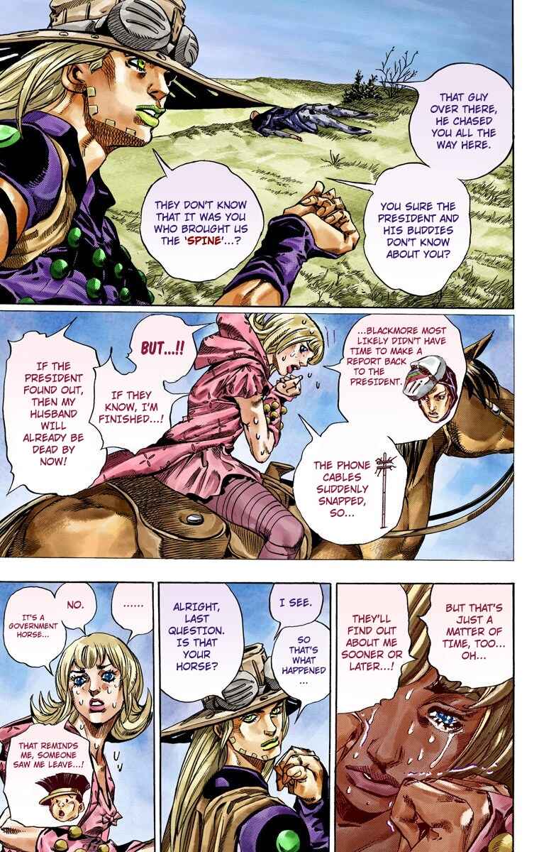 JoJo no Kimyou na Bouken: Part 7 - Steel Ball Run Color-ban Chapter 40 - Page 23