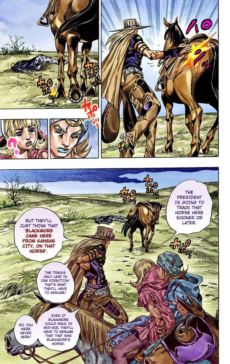 JoJo no Kimyou na Bouken: Part 7 - Steel Ball Run Color-ban Chapter 40 - Page 25