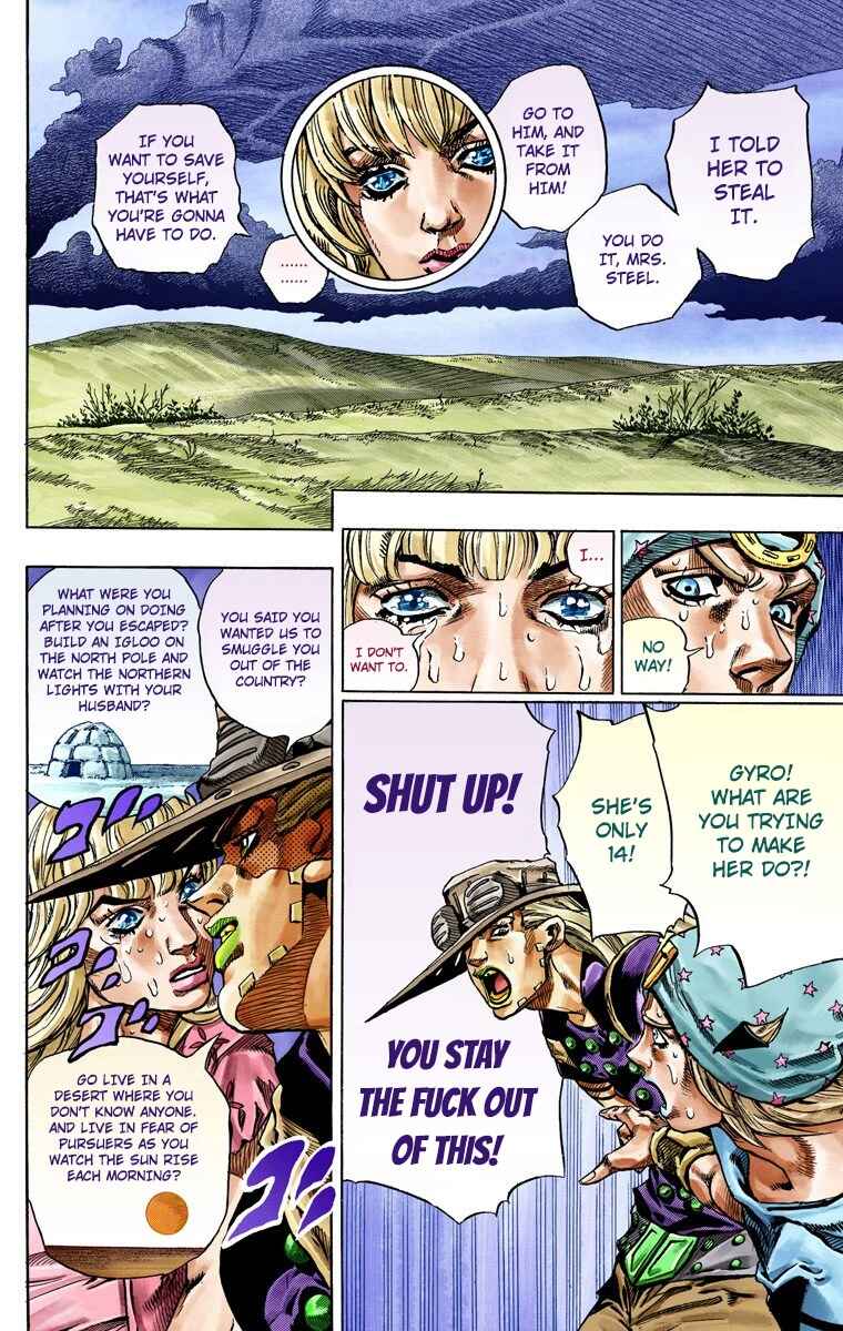 JoJo no Kimyou na Bouken: Part 7 - Steel Ball Run Color-ban Chapter 40 - Page 29