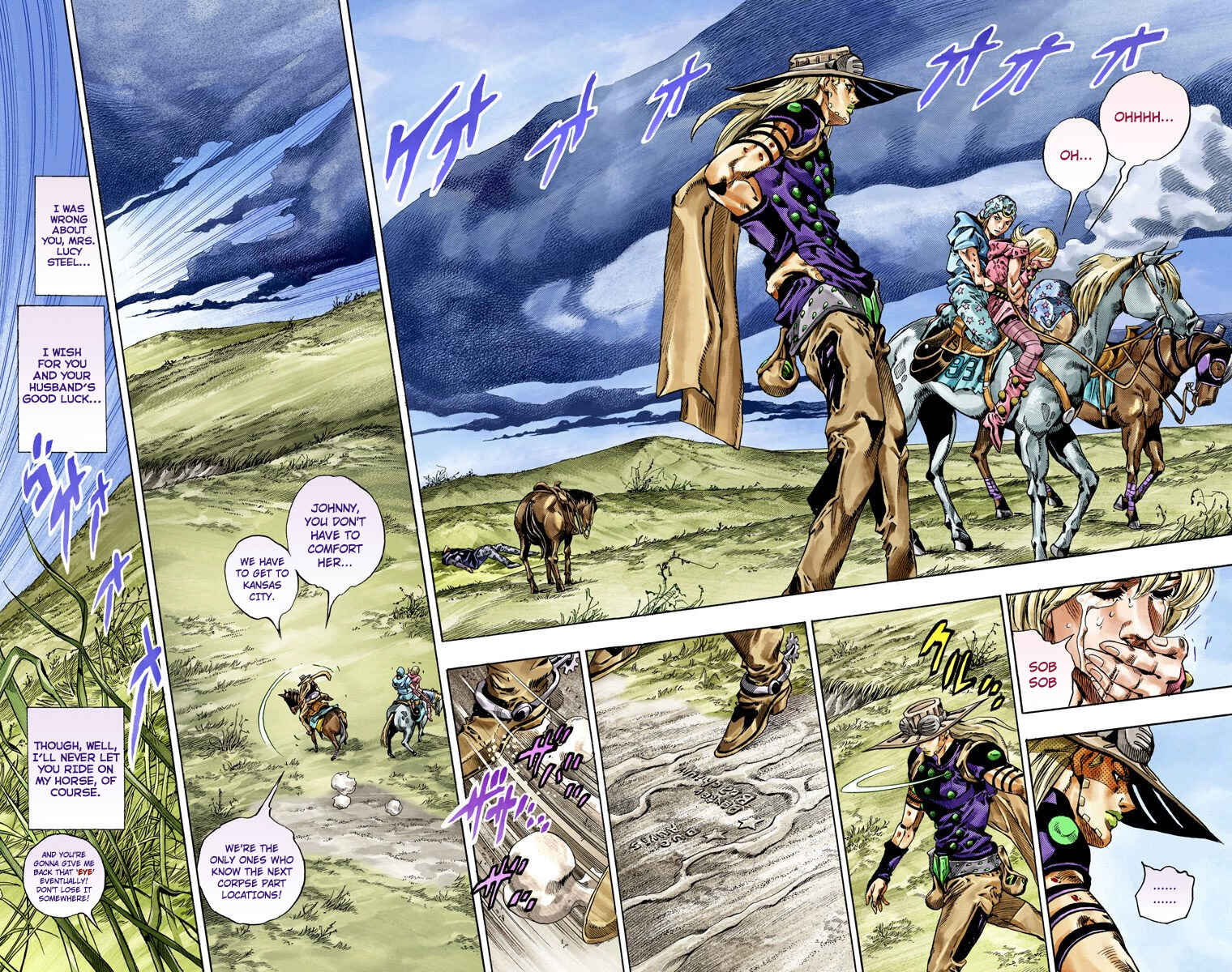 JoJo no Kimyou na Bouken: Part 7 - Steel Ball Run Color-ban Chapter 40 - Page 33