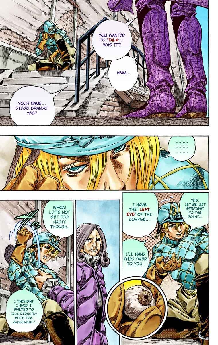 JoJo no Kimyou na Bouken: Part 7 - Steel Ball Run Color-ban Chapter 40 - Page 35