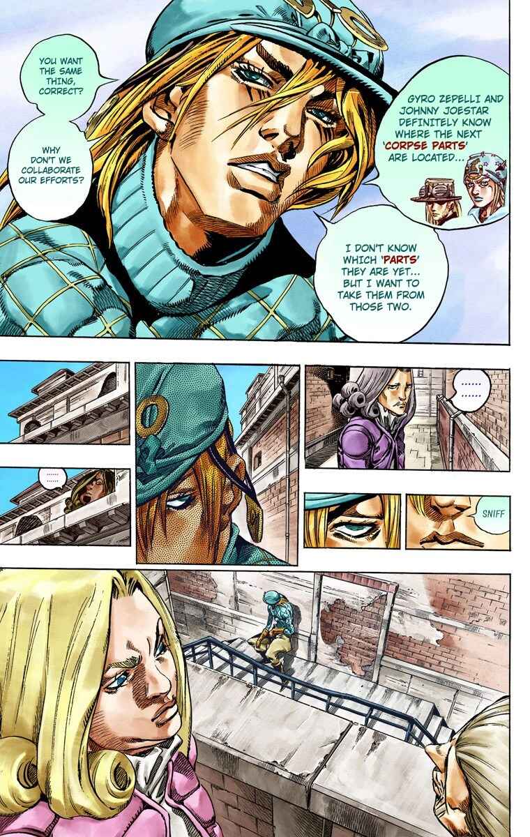 JoJo no Kimyou na Bouken: Part 7 - Steel Ball Run Color-ban Chapter 40 - Page 37