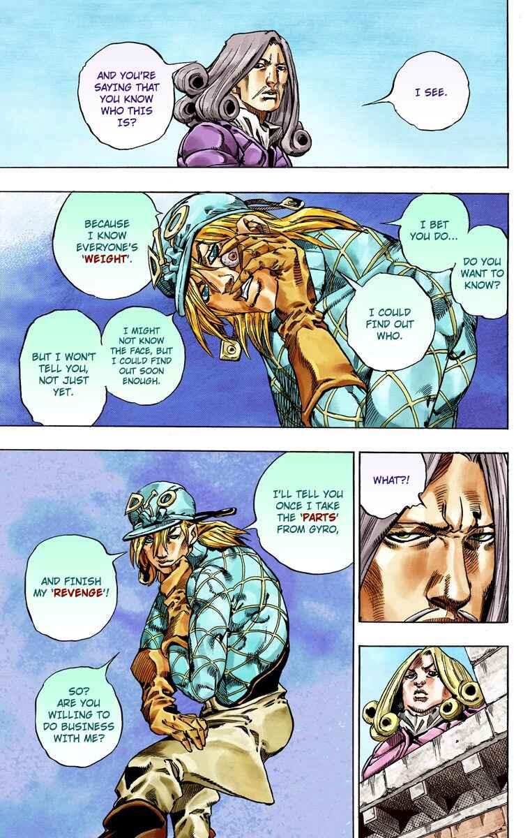JoJo no Kimyou na Bouken: Part 7 - Steel Ball Run Color-ban Chapter 40 - Page 43