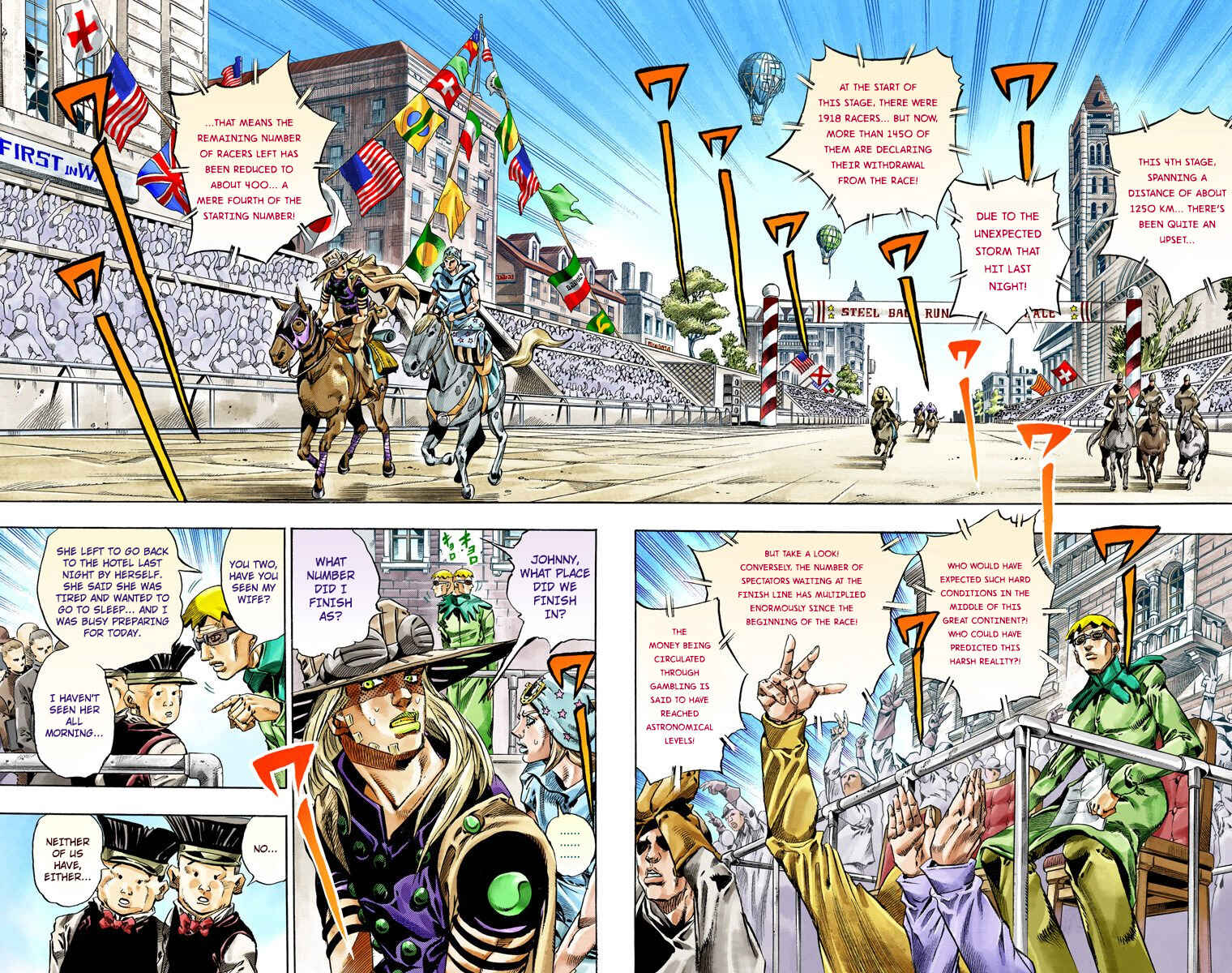 JoJo no Kimyou na Bouken: Part 7 - Steel Ball Run Color-ban Chapter 40 - Page 5