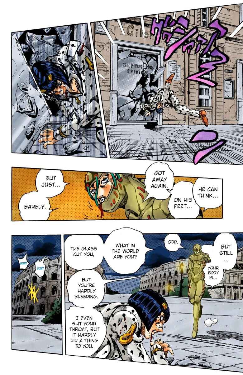 JoJo no Kimyou na Bouken: Part 5 - Ougon no Kaze Color-ban Chapter 125 - Page 10