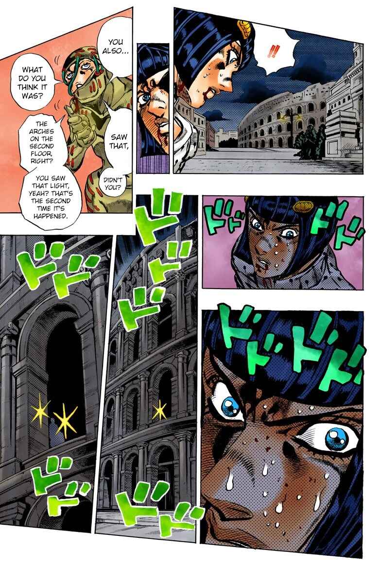 JoJo no Kimyou na Bouken: Part 5 - Ougon no Kaze Color-ban Chapter 125 - Page 11