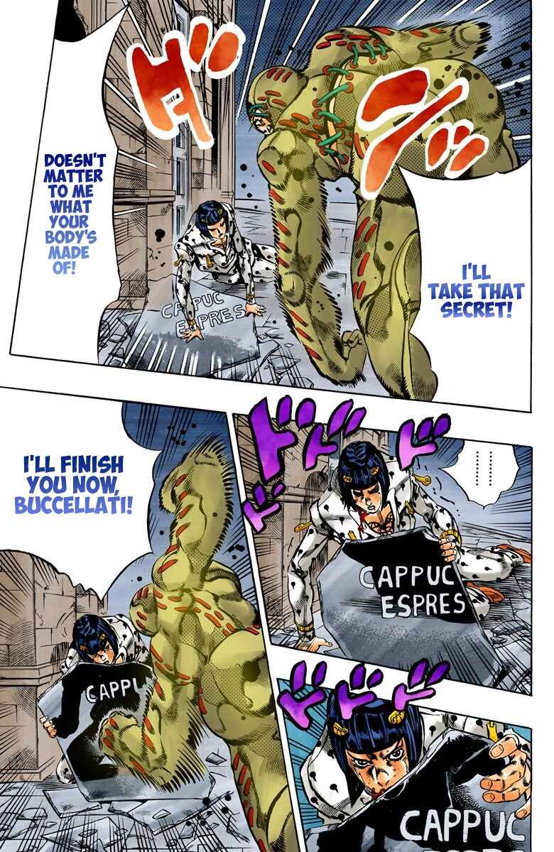 JoJo no Kimyou na Bouken: Part 5 - Ougon no Kaze Color-ban Chapter 125 - Page 14