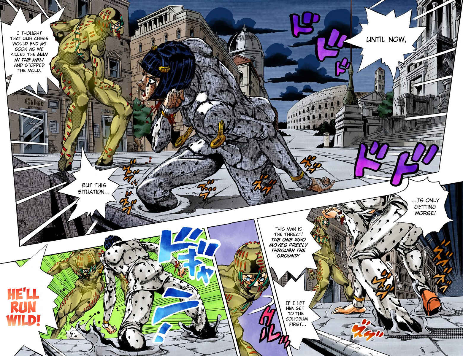 JoJo no Kimyou na Bouken: Part 5 - Ougon no Kaze Color-ban Chapter 125 - Page 3