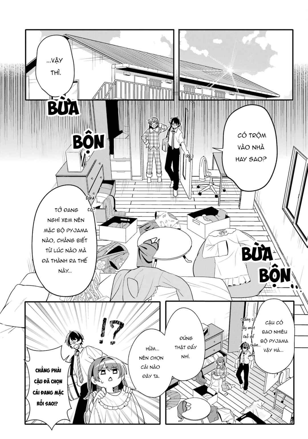 Muboubi Kawaii Pajama Sugata no Bishoujo to Heya de Futarikiri Chapter 2.4 - Page 10