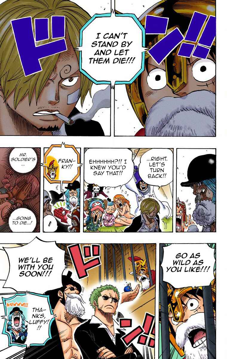 One Piece (Official Colored) Chapter 729 - Page 14