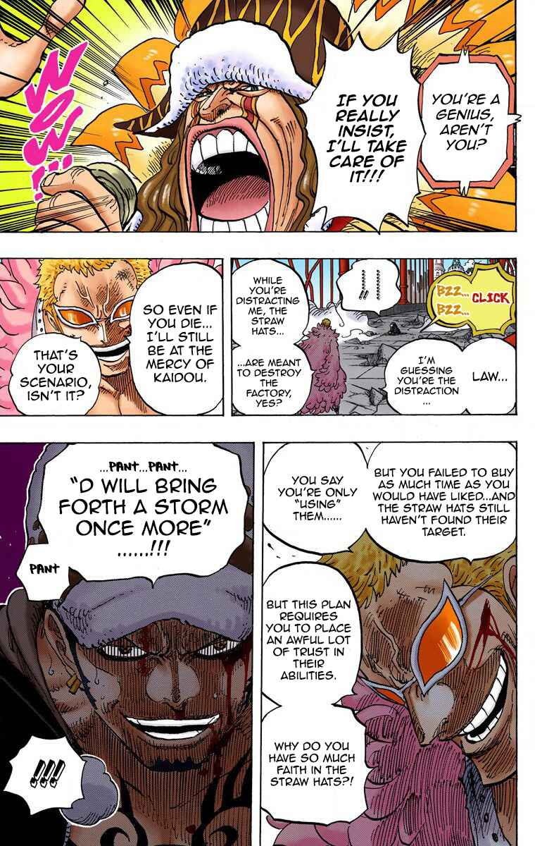 One Piece (Official Colored) Chapter 729 - Page 8