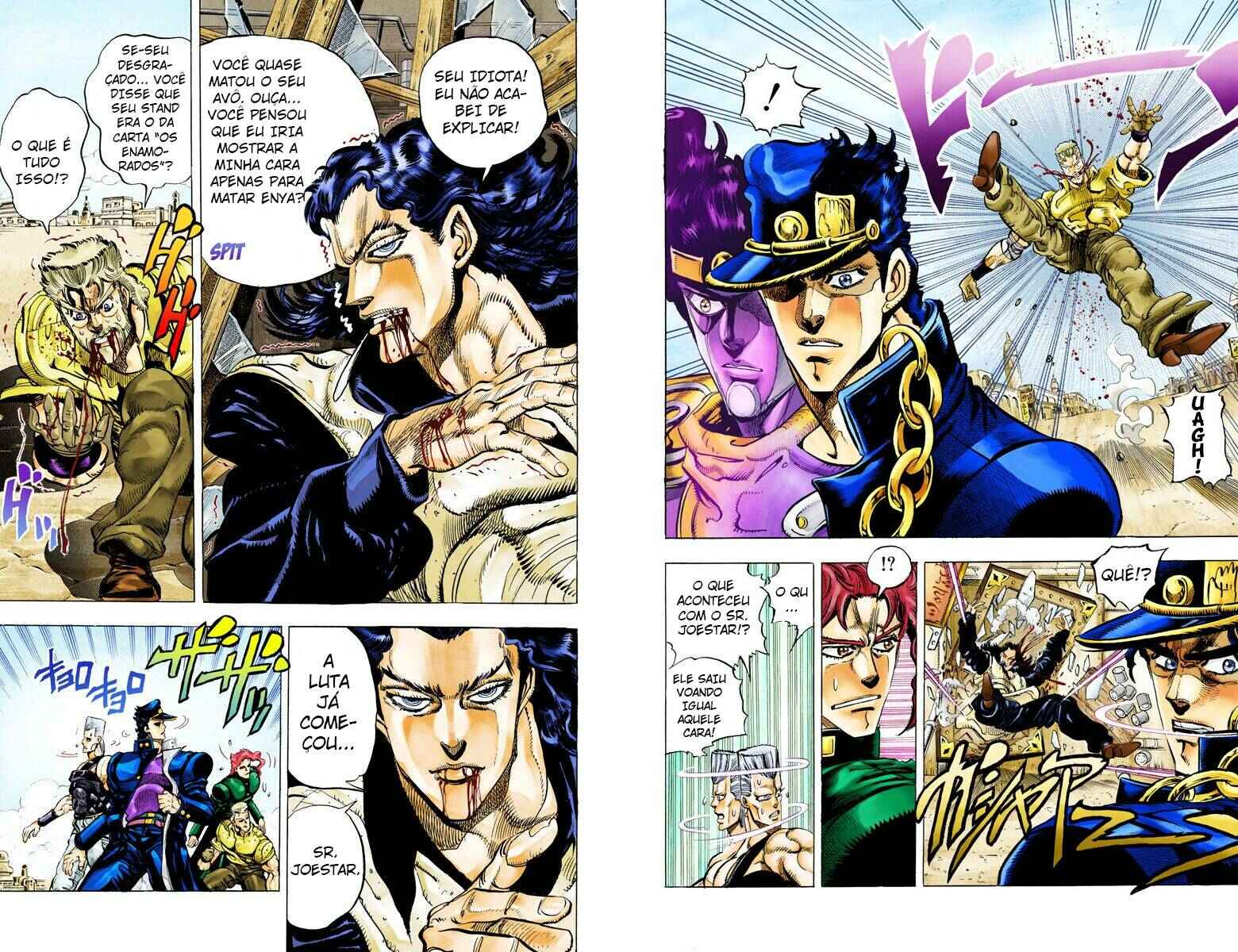 JoJo no Kimyou na Bouken: Part 3 - Stardust Crusaders Color-ban Chapter 48 - Page 7