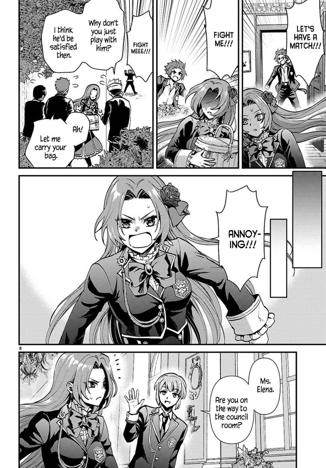 Danshi Koukousei, Otome Game no Akuyaku Reijou ni Tensei Suru. Chapter 5 - Page 8
