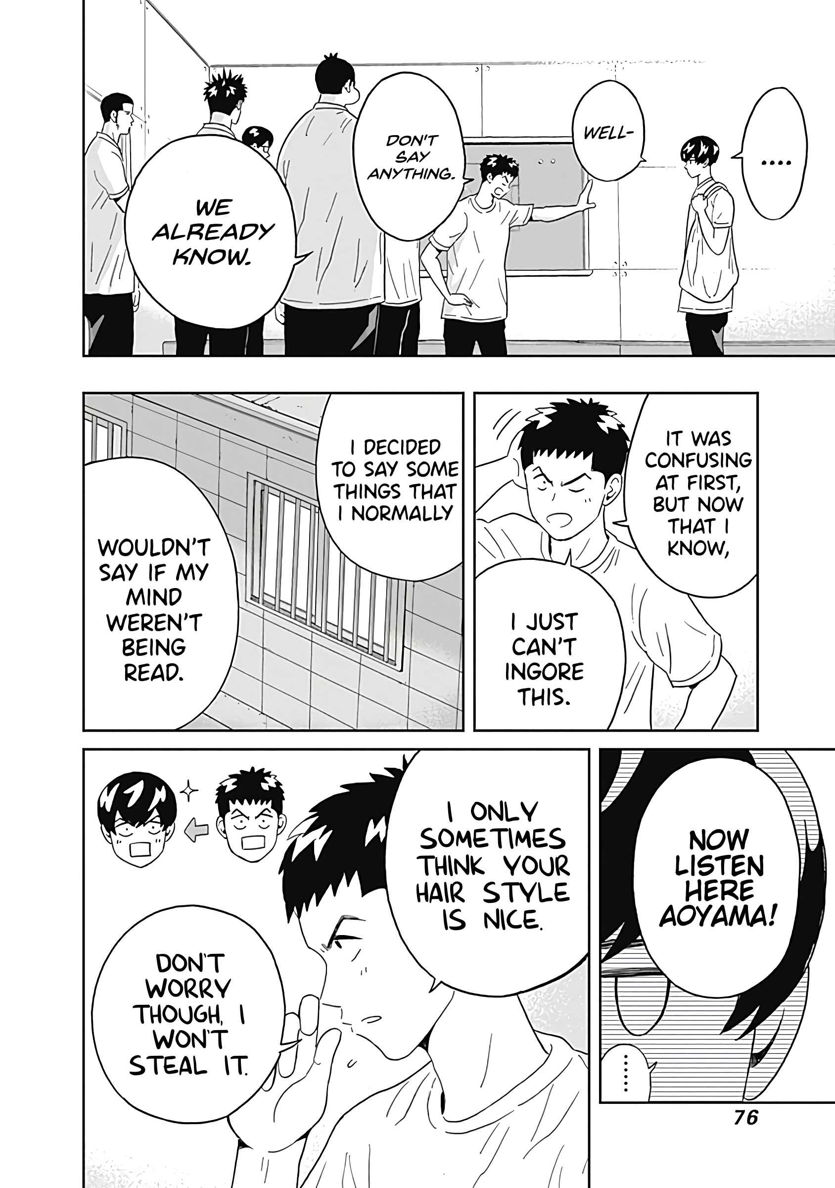 Keppeki Danshi! Aoyama-kun Chapter 17 - Page 14