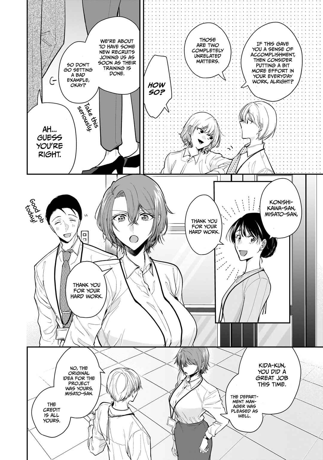 Misato-san wa Amasugi Joushi ni Chotto Kibishii Chapter 9 - Page 10