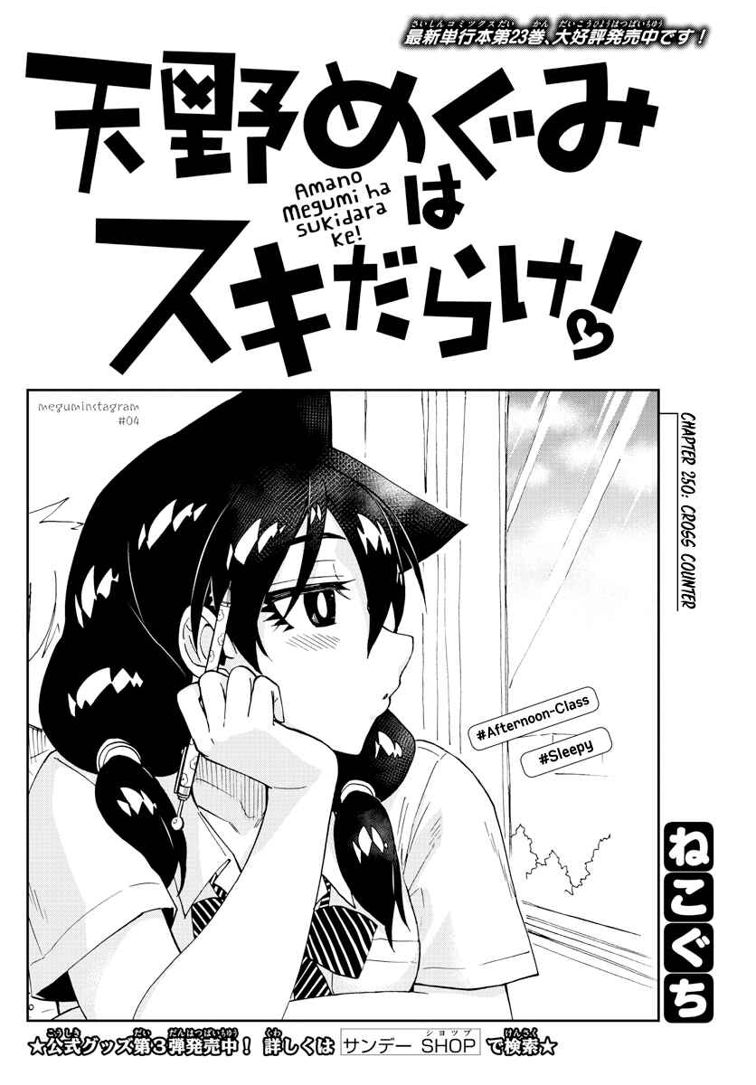 Amano Megumi wa Sukidarake! Chapter 250 - Page 3