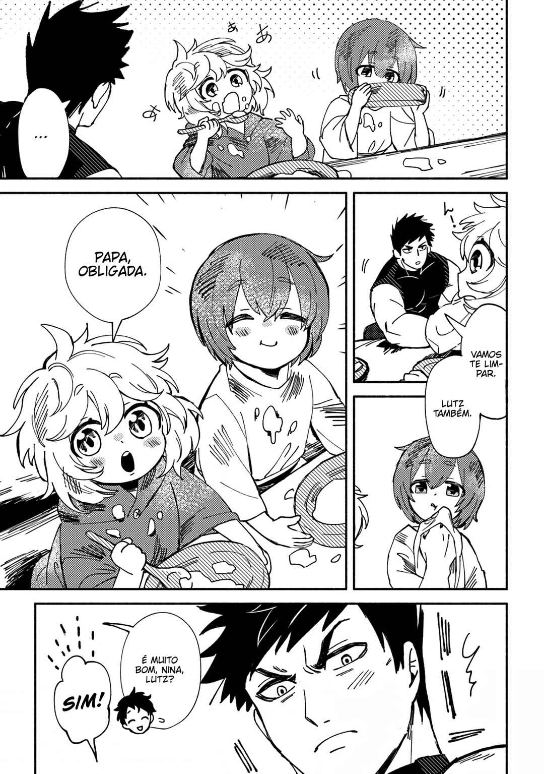 Akunin-zura Shita B-kyuu Boukensha: Shujinkou to Sono Osananajimi-tachi no Papa ni Naru Chapter 1 - Page 38