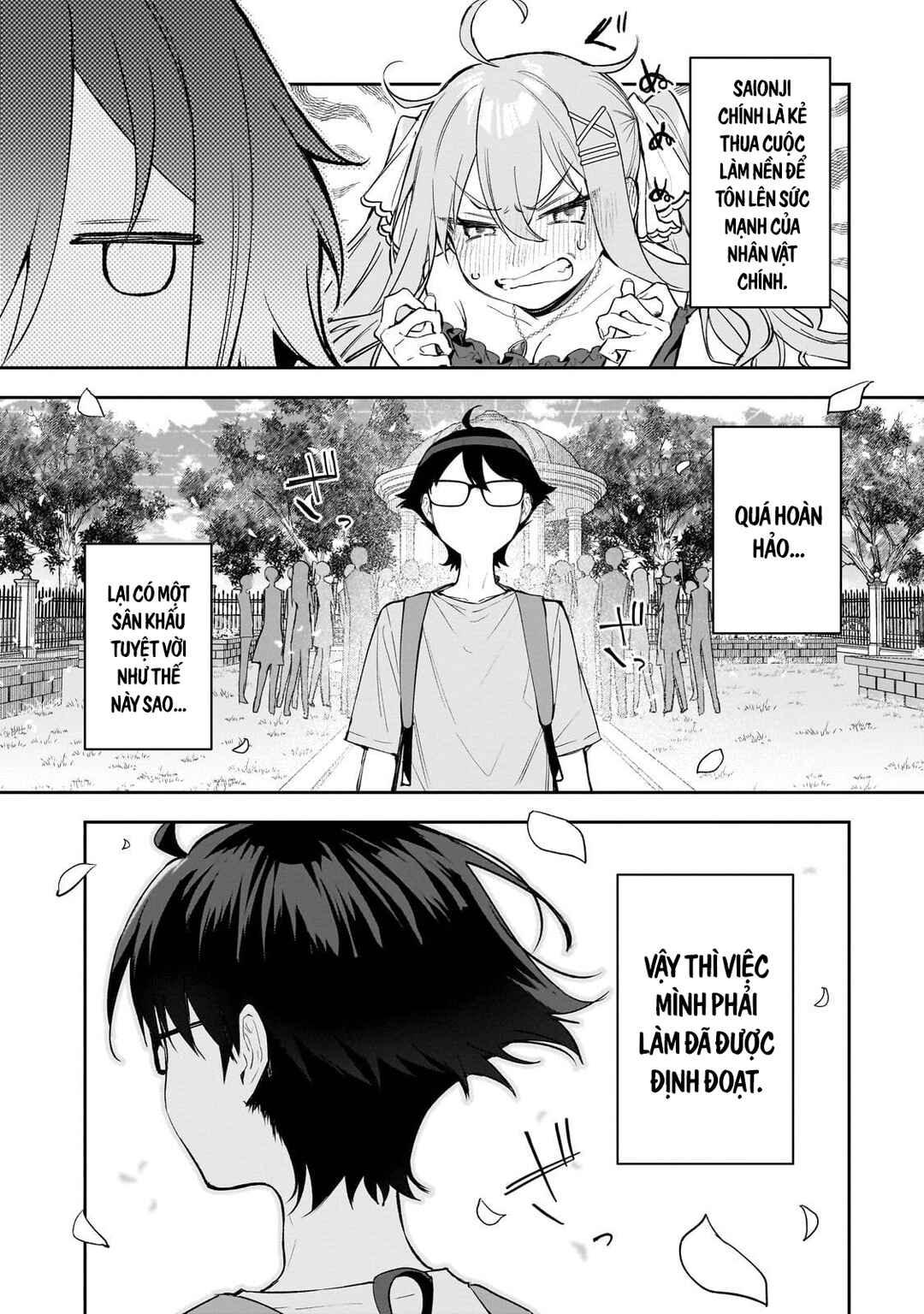 Ore wa Gakuen Zunou Battle no Enshutsuka!: Jishou Mobu ga Kage kara Egaku Saikyou Shujinkou Musou Scenario Chapter 1 - Page 39