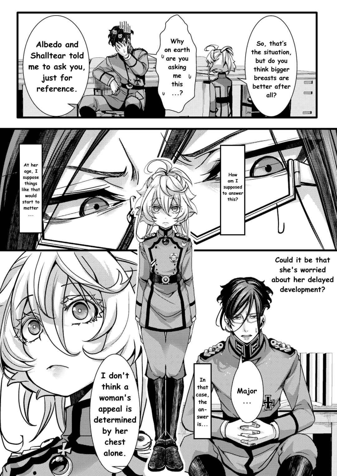 Youjo Senki - A Story About Breasts in the Isekai Quartet Timeline Chapter ? - Page 3
