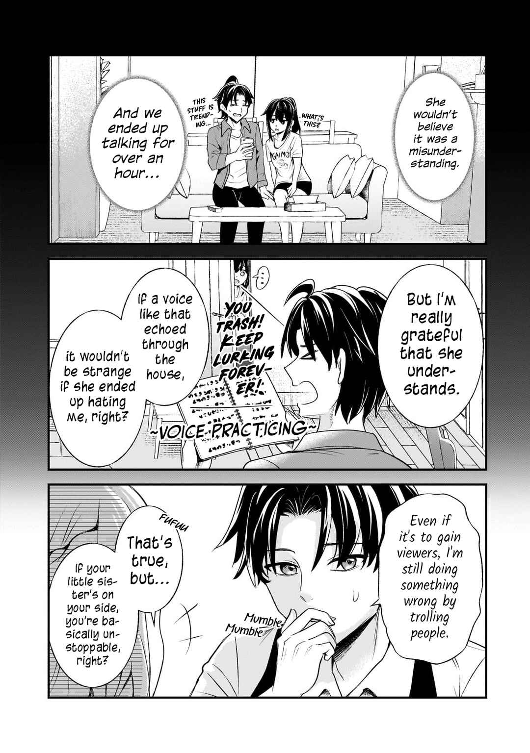 Aorikei Game Haishinsha (20-sai), Haishin no Kiri Wasure ni Yori Ii Hito Bare Suru. Chapter 7 - Page 14