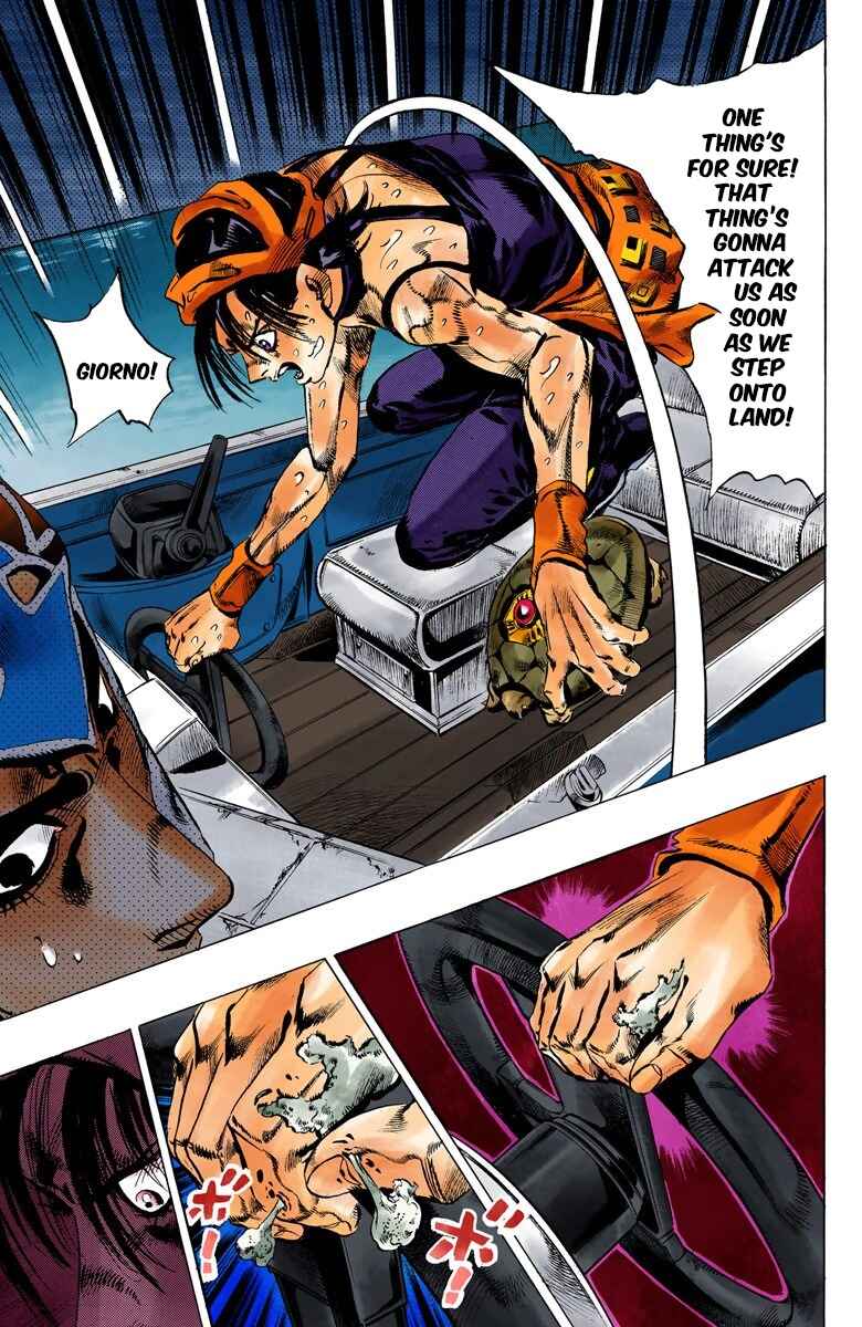 JoJo no Kimyou na Bouken: Part 5 - Ougon no Kaze Color-ban Chapter 114 - Page 13