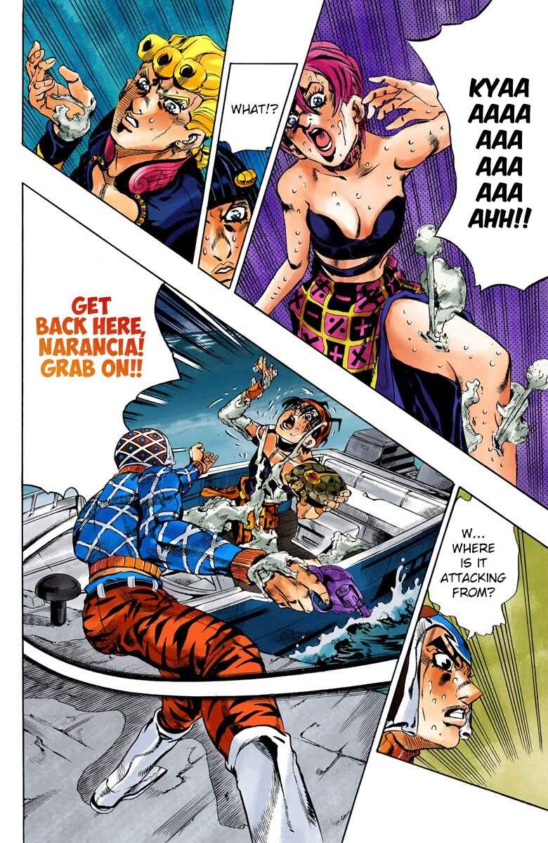 JoJo no Kimyou na Bouken: Part 5 - Ougon no Kaze Color-ban Chapter 114 - Page 16