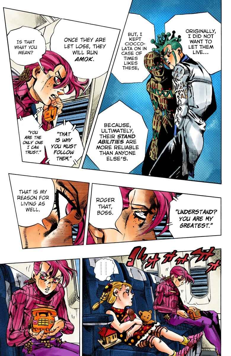 JoJo no Kimyou na Bouken: Part 5 - Ougon no Kaze Color-ban Chapter 114 - Page 6