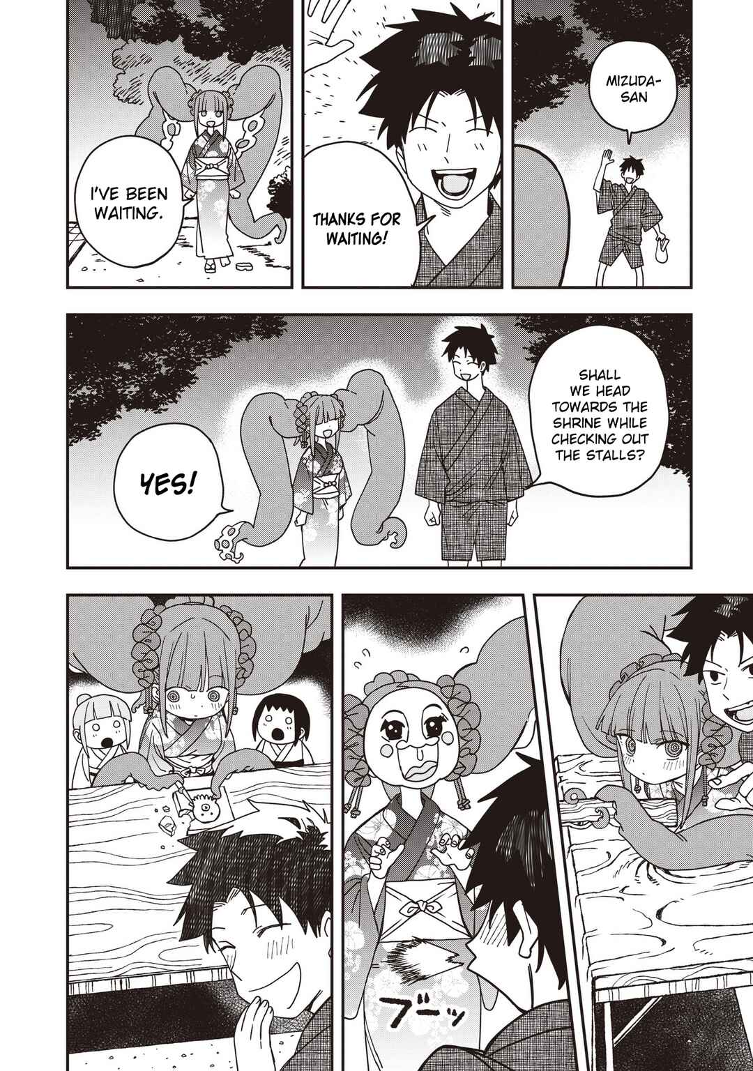 Mizudako-chan kara wa Nigerarenai! Chapter 35 - Page 14