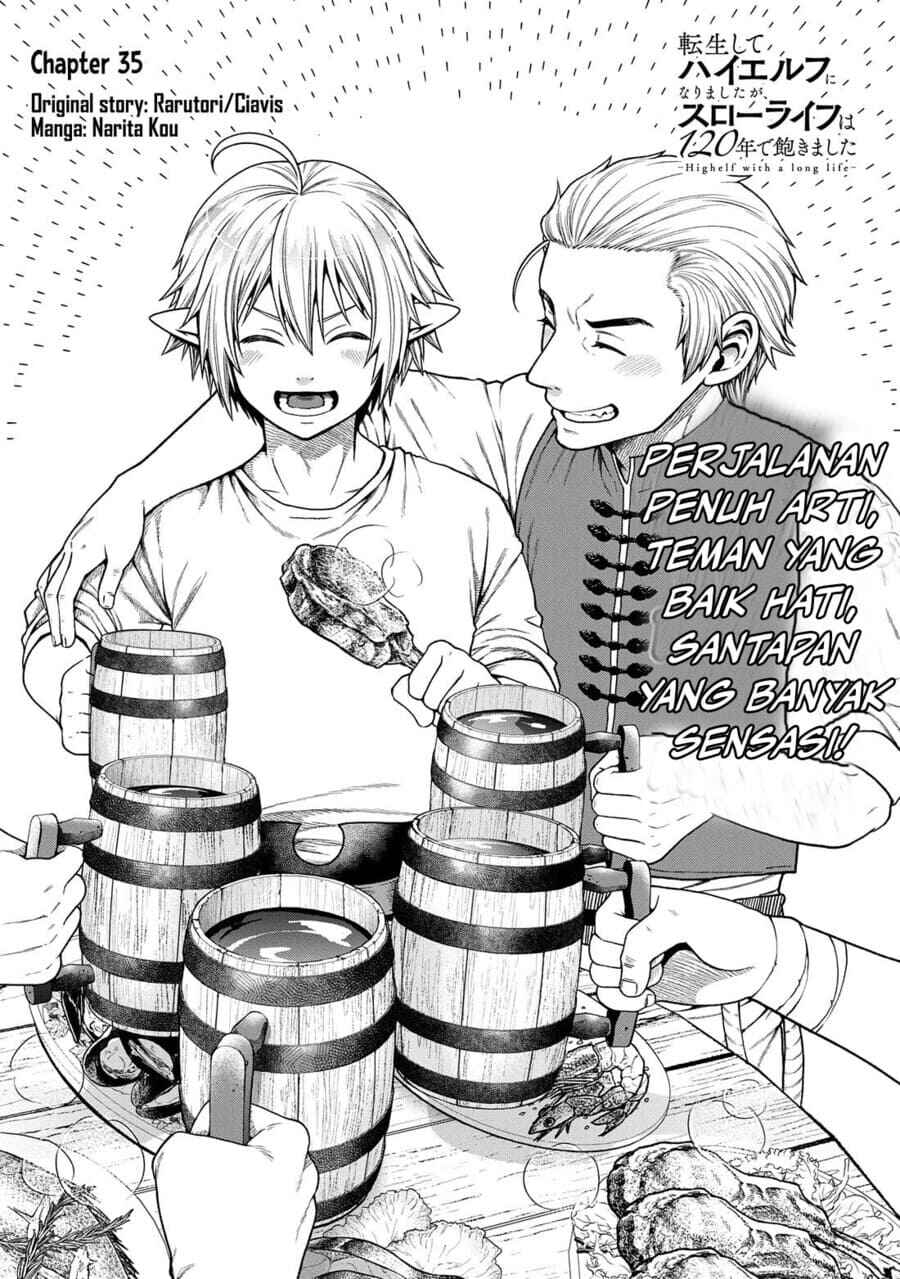 Tensei Shite High Elf ni Narimashitaga, Slow Life wa 120-nen de Akimashita - Highelf with a Long Life Chapter 35 - Page 1