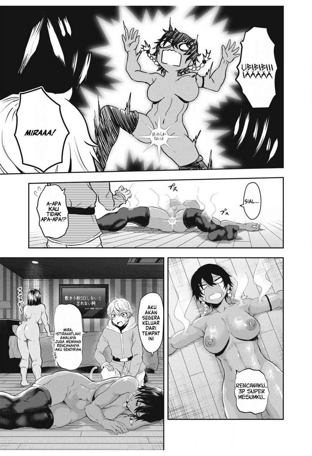 Sei-jun Ecstasy: XXX Shinai to Derarenai Heya de Mazoku o Buttaoshimasu Chapter 3 - Page 11