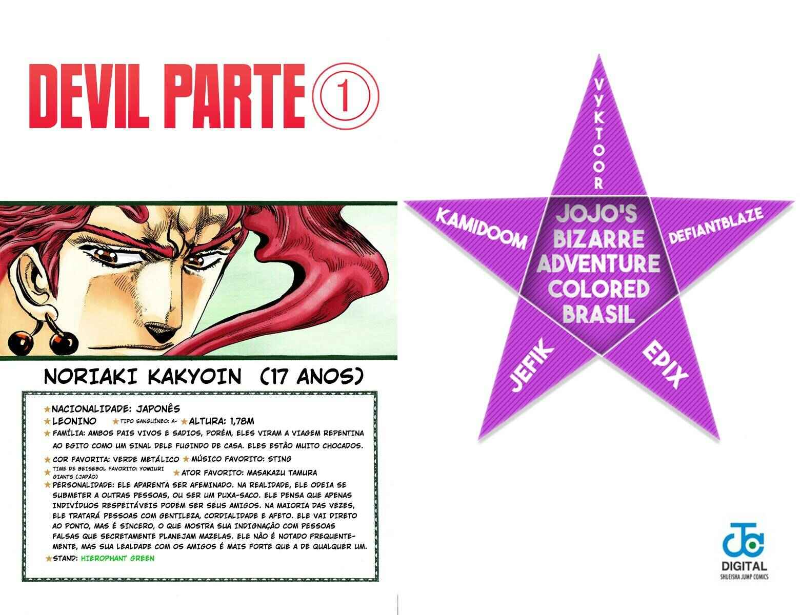 JoJo no Kimyou na Bouken: Part 3 - Stardust Crusaders Color-ban Chapter 20 - Page 2