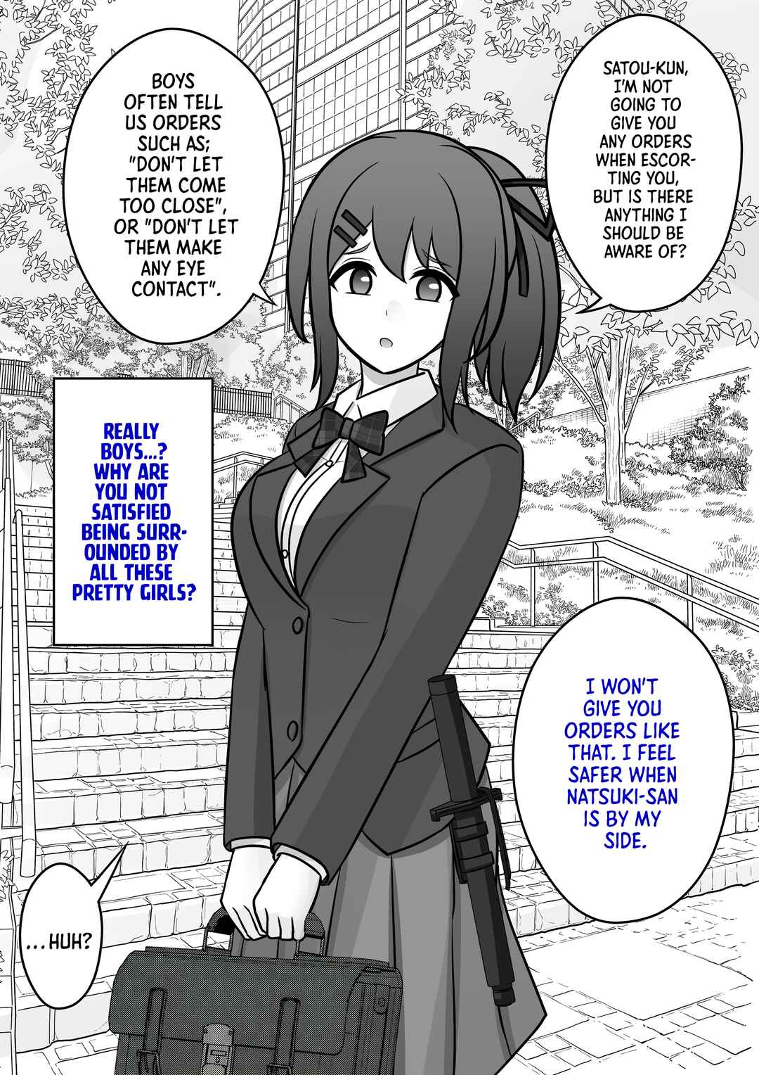 Danjo-hi 1:39 no Heikou Sekai wa Omoi no Hoka Futsuu Chapter 45 - Page 1