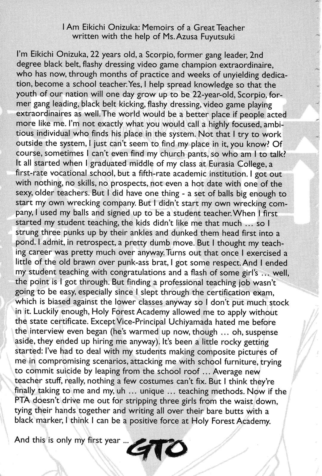 GTO: Great Teacher Onizuka Chapter 24 - Page 3