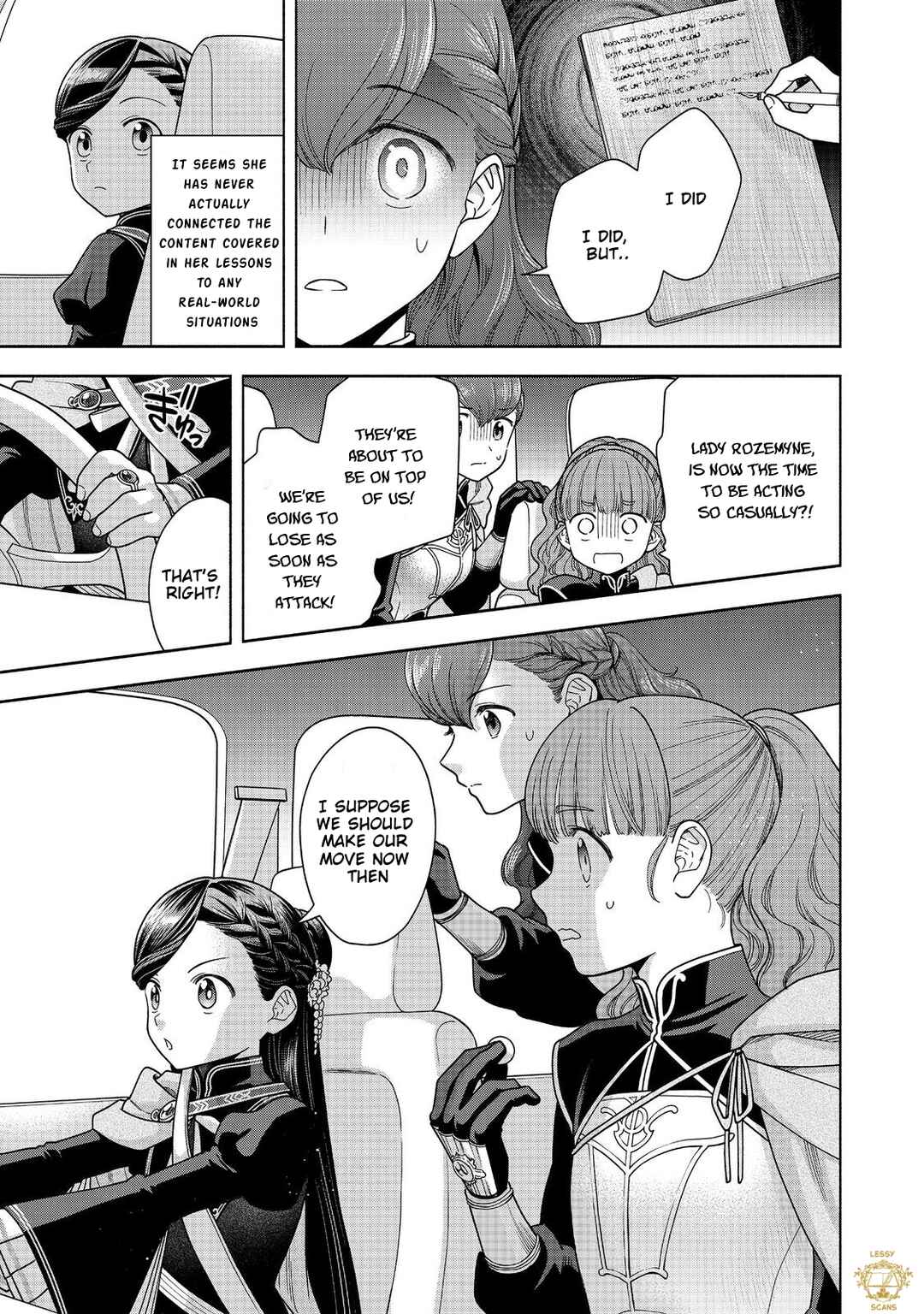 Honzuki no Gekokujou: Shisho ni Naru tame ni wa Shudan o Erandeiraremasen—Dai-4 Bu: Kizokuin no Toshokan o Sukuitai! Chapter 29 - Page 29