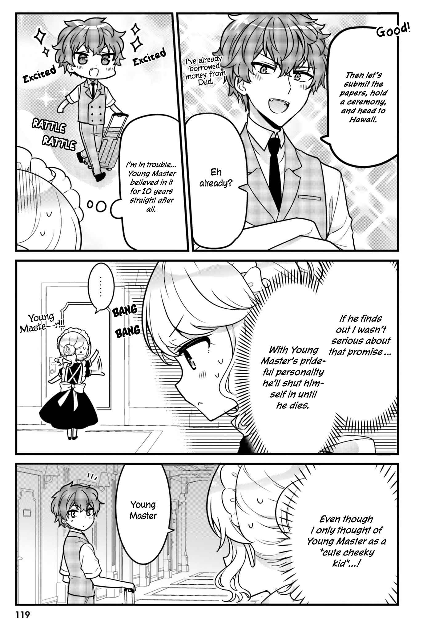 Tekito na Maid no Oneesan & Erasou de Ichizu na Botchan Chapter 10 - Page 3