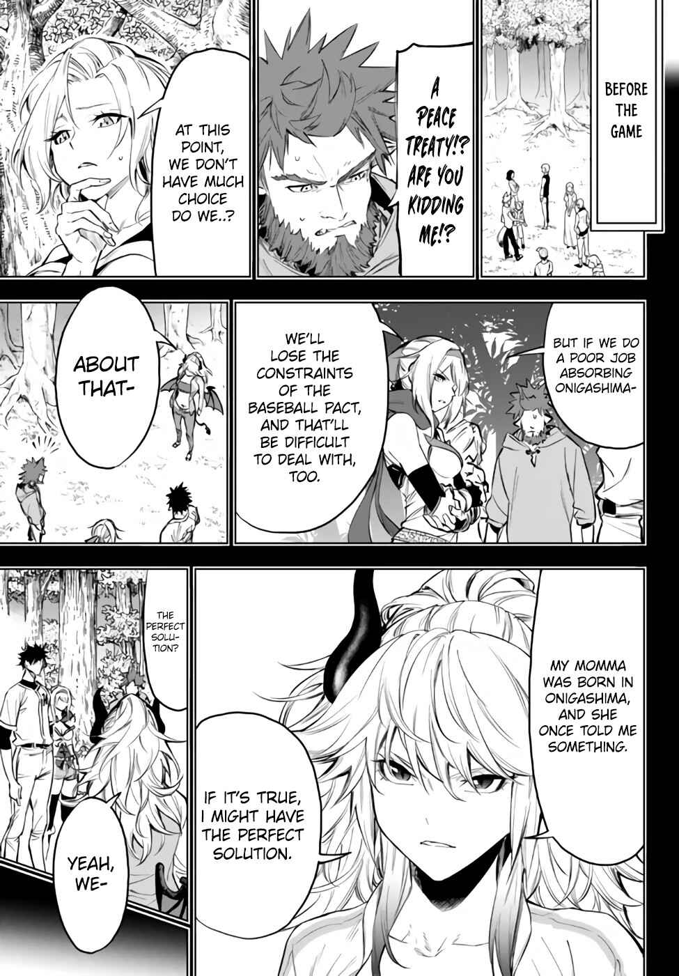 Yakyuu de Sensou suru Isekai de Choukoukoukyuu Ace ga Jakushou Kokka o Sukuu Youdesu Chapter 37.1 - Page 13