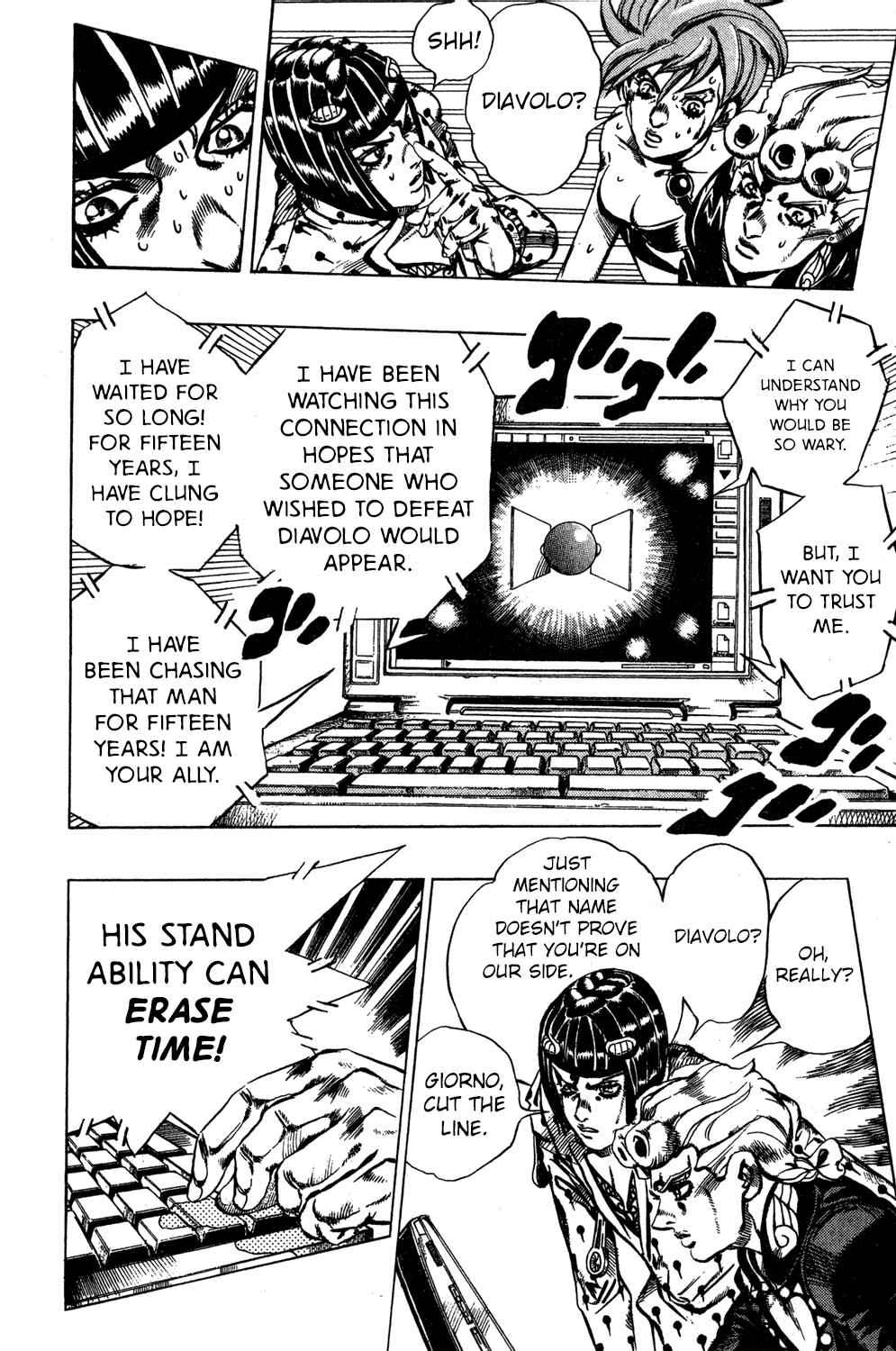JoJo no Kimyou na Bouken: Part 5 - Ougon no Kaze Chapter 112 - Page 10