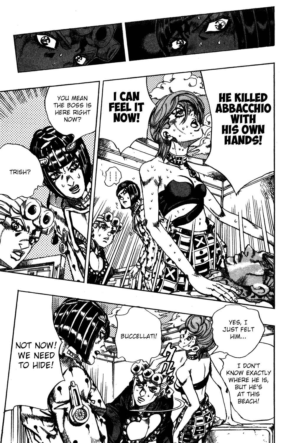JoJo no Kimyou na Bouken: Part 5 - Ougon no Kaze Chapter 112 - Page 6