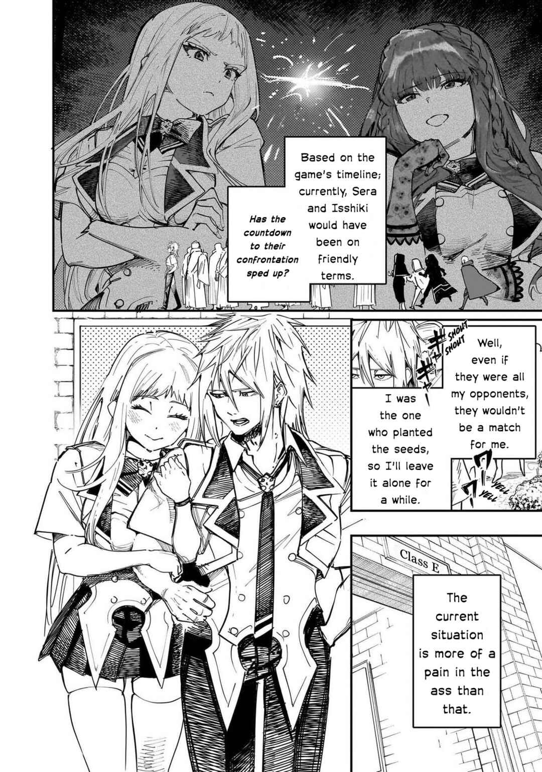 Wazawai no Avalon: Game Saijaku no Akuyaku Debu ni Ten'i Shita kedo, Ore dake "Yasereba Tsuyokute New Game" na Sekai datta no de, Saisoku Level Up & Hametsu Flag Kaihi de Kage no Eiyuu o Mezashimasu Chapter 87 - Page 4