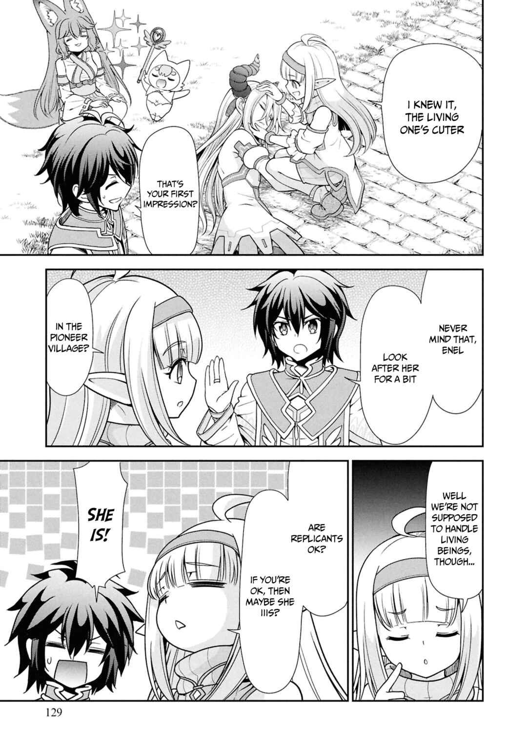 Tenohira Kaitaku Mura de Isekai Kenkokuki ~Fueteku Yome-tachi to Nonbiri Mujintou Life~ Chapter 53 - Page 25