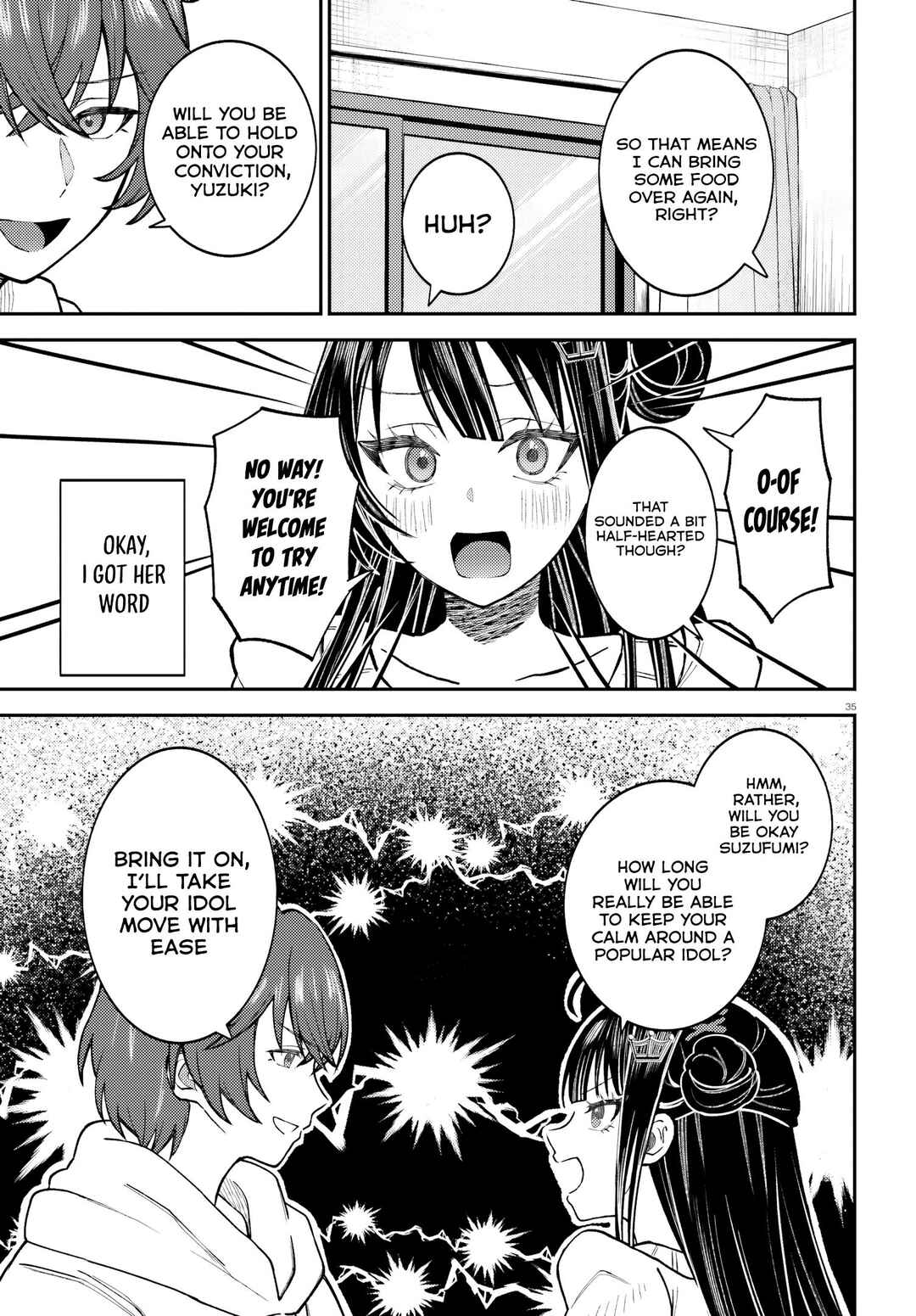Ore no Haitoku Meshi wo Onedari Sezu ni Irarenai, Otonari no Top Idol-sama Chapter 1 - Page 36