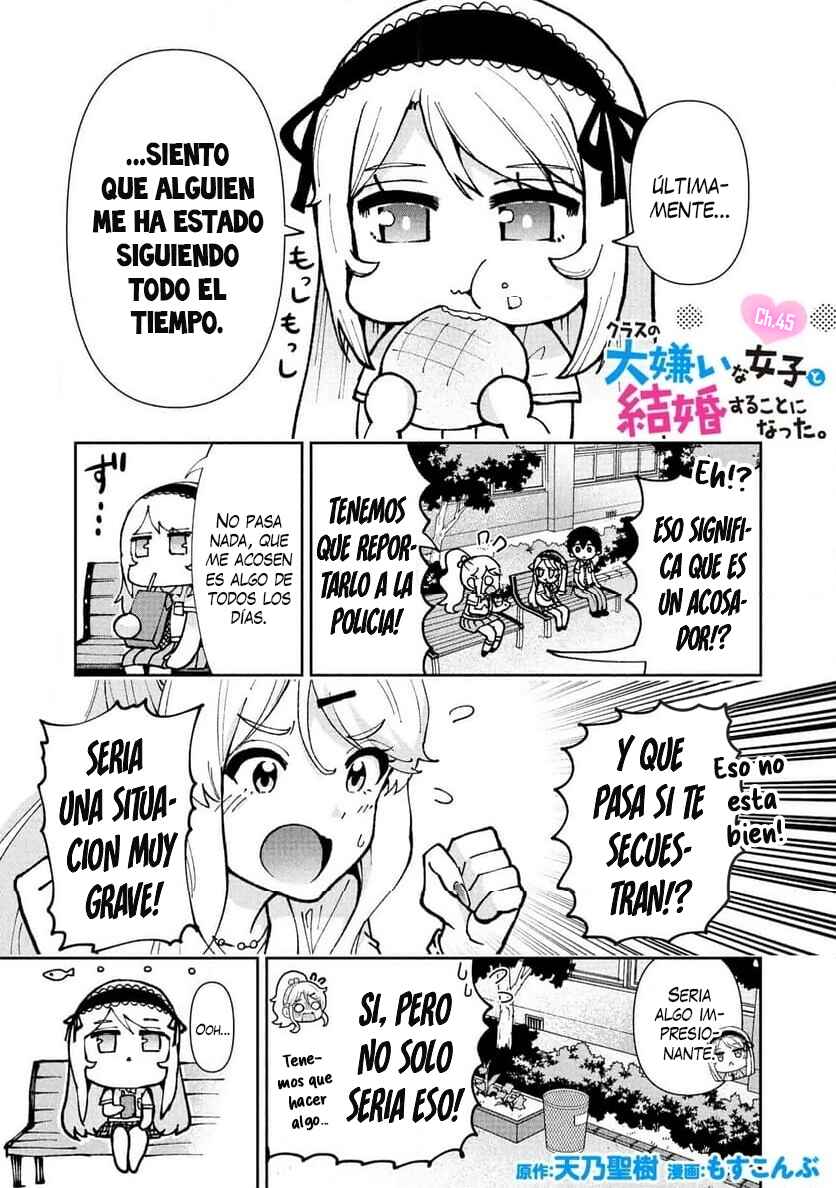 Class no Daikirai na Joshi to Kekkon Suru Koto ni Natta. Chapter 45 - Page 1