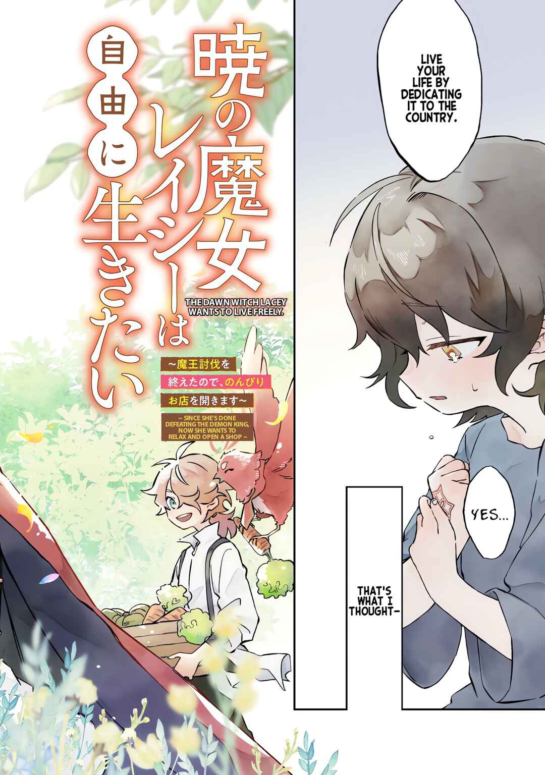 Akatsuki no Majo Lacey wa Jiyuu ni Ikitai: Maou Toubatsu o Oeta node, Nonbiri Omise o Hirakimasu Chapter 1 - Page 3