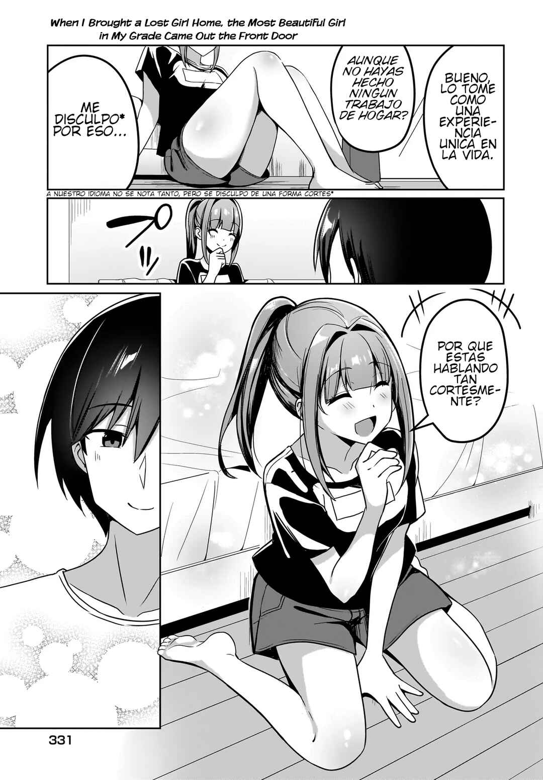 Maigo no Onnanoko wo Ie made Todoketara, Genkan kara Detekita no wa Gakunen Ichi no Bishoujo deshita Chapter 3 - Page 5