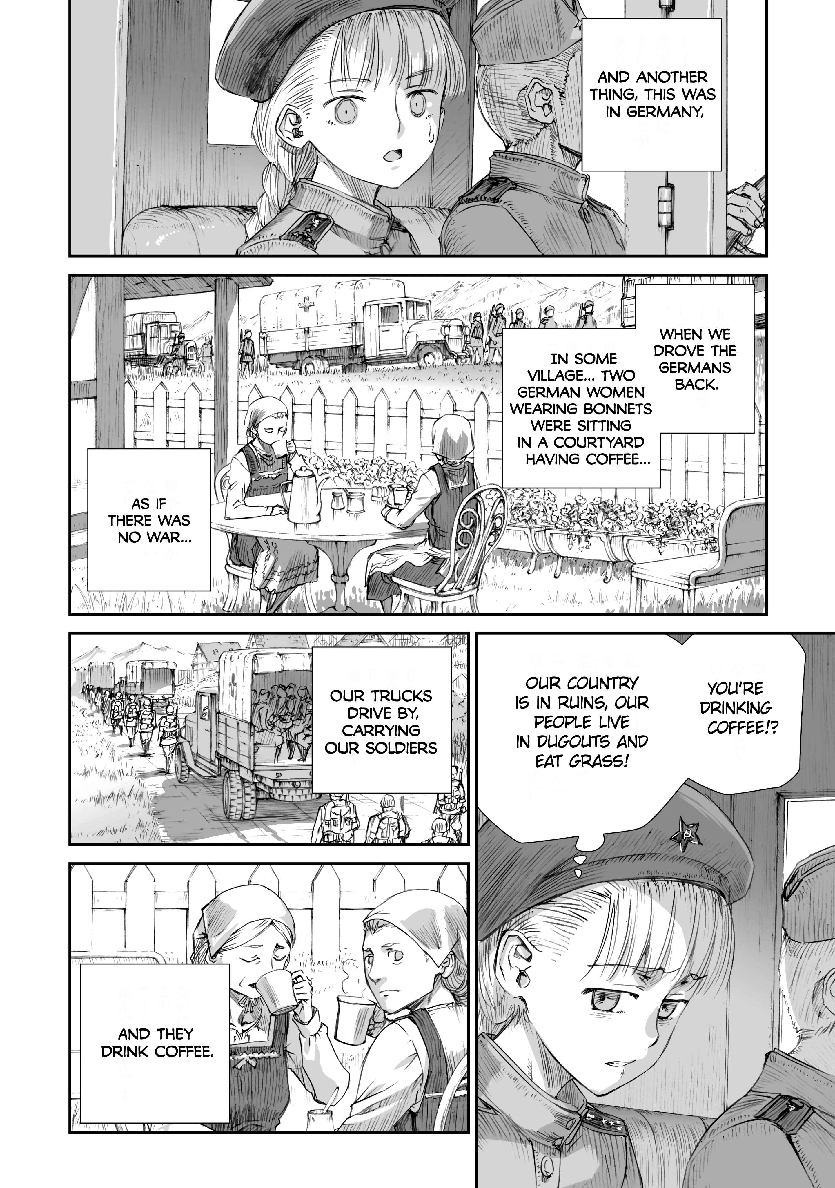 Sensou wa Onna no Kao wo Shiteinai Chapter 2 - Page 6