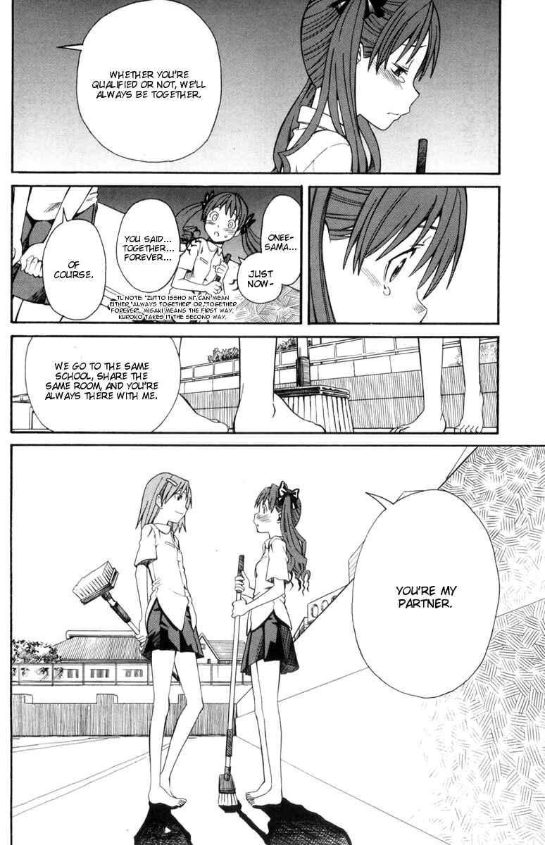 Toaru Majutsu no Index Gaiden: Toaru Kagaku no Railgun Chapter 17 - Page 22